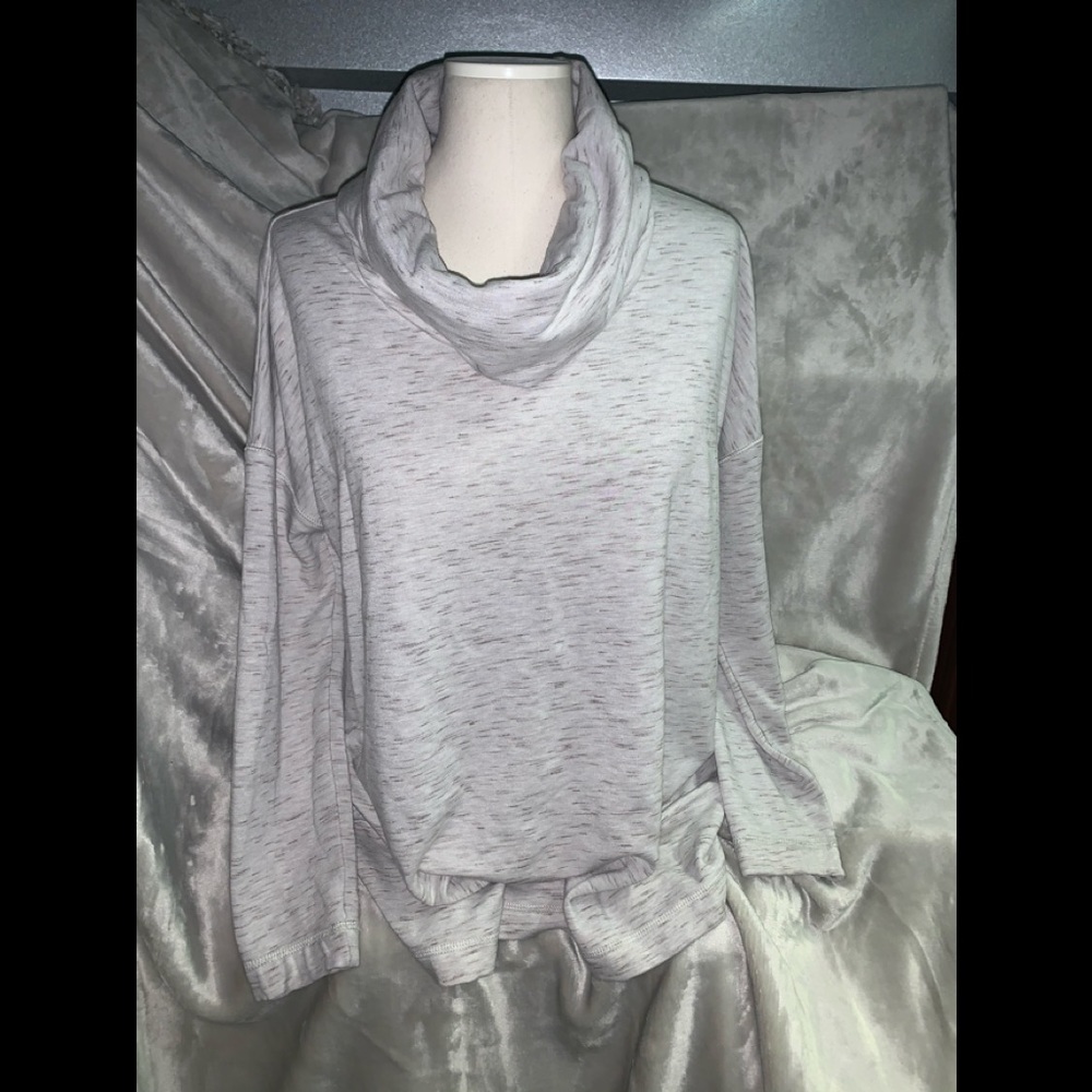 Gently worn cowl sweater